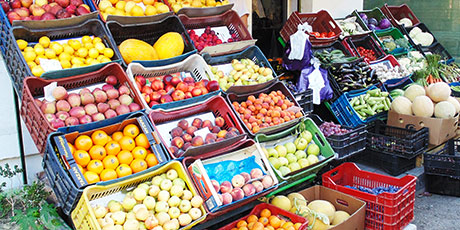 Bilde av: Frukthandel i Albania